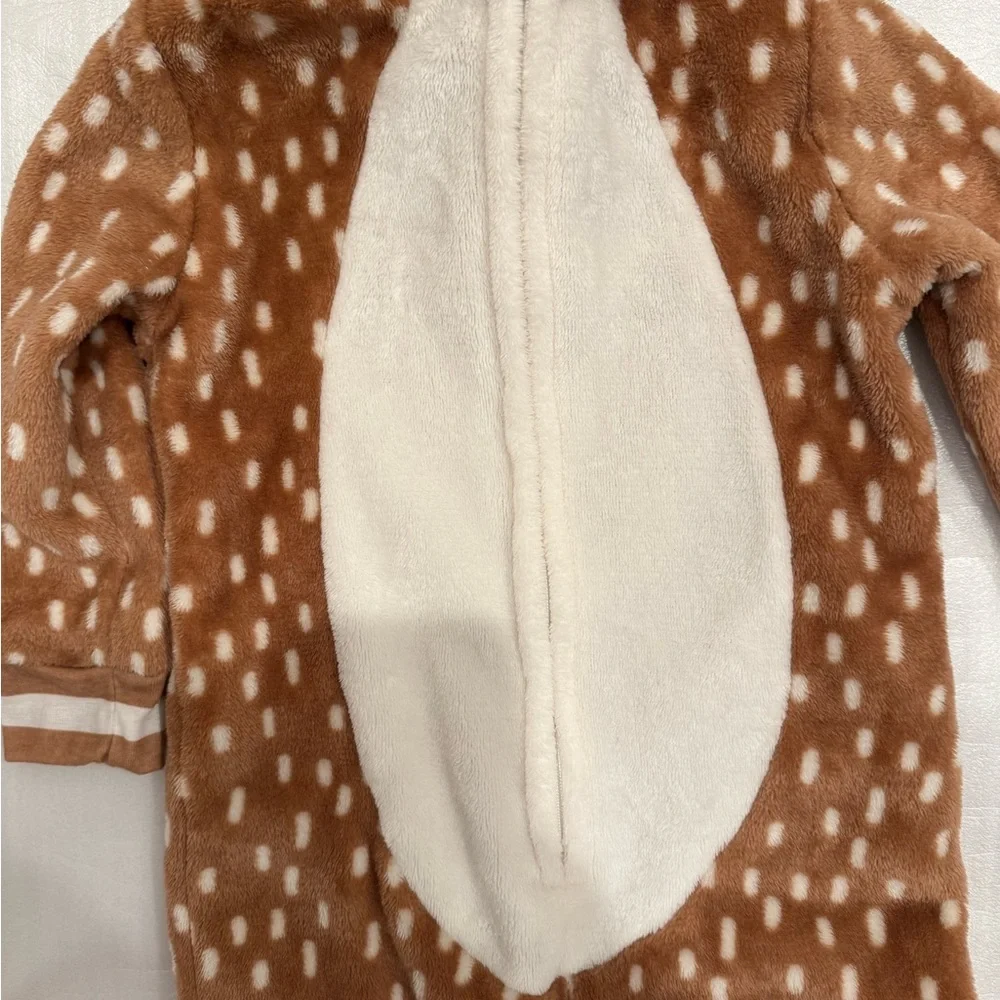 North Pole Trading Co. Kids Unisex Reindeer Plush Pajama 3T
